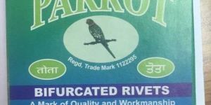 Parrot Mild Steel Bifurcated Rivet