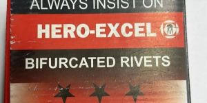 Three Star Mild Steel Bifurcated Rivet