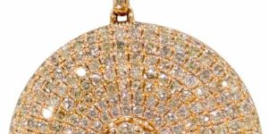 K Jewels Solitaire Diamond Pendant