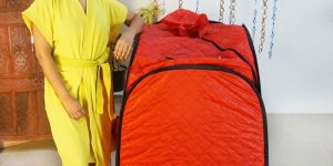 portable therapeutic steam sauna bath