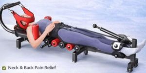 lumbar pulling bed neck body stretcher