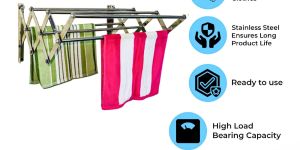Wall Mounted Steel Foldable Drying Rack