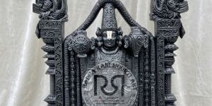 Tirupati Balaji Black Marble Moorti