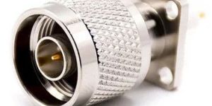 N Male Square Panel Connector