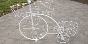 Metal Bicycle Planter Stand