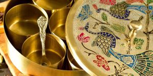 Metal Masala Spice Box