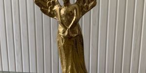Table Top Golden Angel Statue