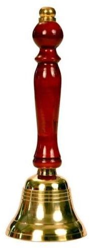 Traditional Indian Brass Puja Hand Bell