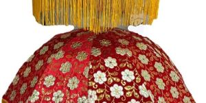 Flowers Embroidery Work Wedding Umbrella