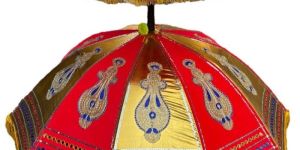 Red Golden Damaan Pato Wedding Umbrella