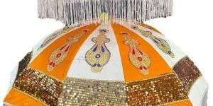 2 Tier Patch Line Wedding Umbrella