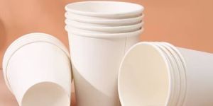 White Disposable Paper Tea Cup