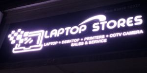 Premium Outdoor LED Neon Effect Acrylic Shop Sign Board