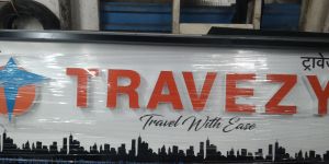 Printed Flex Travel Agency Display Sign Board