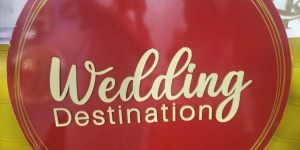 Standard Round Acrylic Printed Event Branding Sign Board