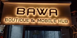 Warm White LED Backlit Acrylic Letter Signage Board