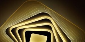 Warm White LED Geometric Designer Ceiling Panel Light