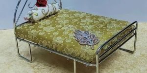 Stainless Steel Bed For Laddu Gopal Ji