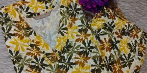 Elegant Ladies Rayon Printed Kurti Pant Set