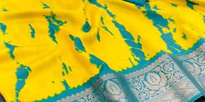 Soft Dola Silk Jacquard Border Printed Saree