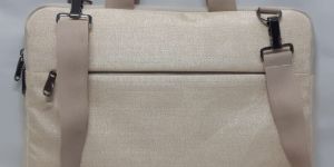 Soflex Jute Delegate Portfolio Bag (Beige)