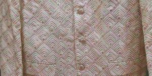 Mens Pink Raw Silk Jodhpuri Coat