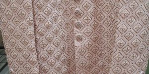 Mens Rose Gold Resham Work Wedding Sherwani