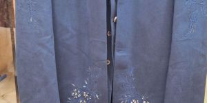 Mens Royal Blue Velvet Indo Western Wedding Suit