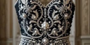 Bead Embroidery Dress