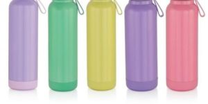 Multicolor Insulated Plastic Water Bottle