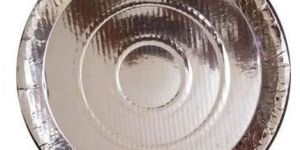 6 Inch Silver Laminated Paper Plate