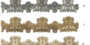 Vintage Floral Cutwork Embroidery Lace Border Trim