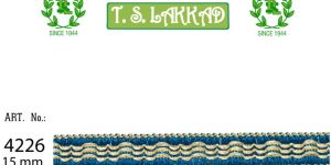 Wave Stripe Designer Gimp Lace Trim