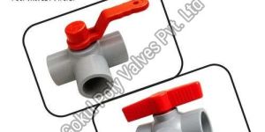 Three Way Plastic Ball Valve