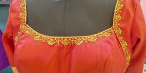 Silk Embroidered Blouse