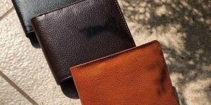 Mens Bi Fold Leather Wallet