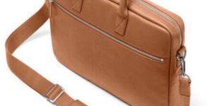 Slim Office Leather Laptop Bag