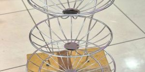 Stainless Steel 3 Shelf Fruit Basket