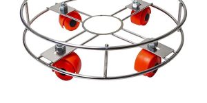 Stainless Steel Cylinder Trolley