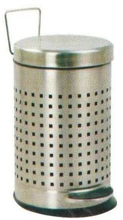 Stainless Steel Paddle Perforated Dustbin