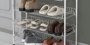 Stainless Steel Shoe Rack