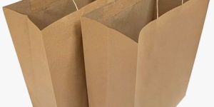 10x5.5x16 Inch Brown Paper Shopping Bag