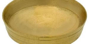 brass base flower pot