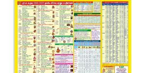 2026-2027 mini sheet panchangam astrology books