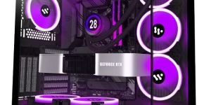 panoramic gaming mini tower pc case