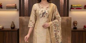 Heavy Embroidery Cotton Suit Set