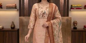 Premium Cotton Embroidered Suit Set
