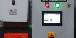 PLC-HMI Gas Detection Panel