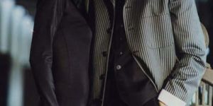 GS - 31 Mens Five Button Striped Jacket