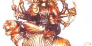 Metal Durga Statue